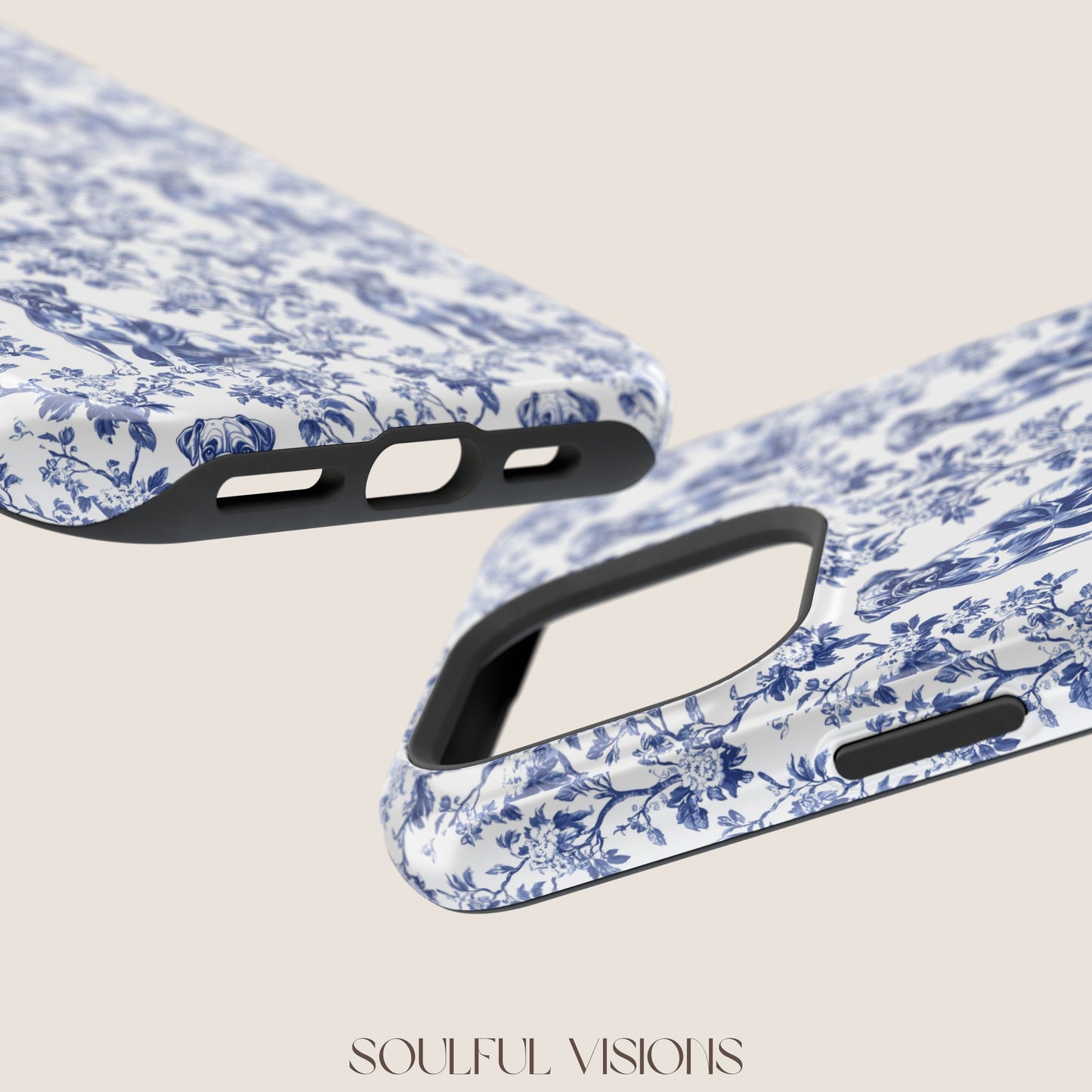 Boxer Toile De Jouy Magnetic Phone Case
