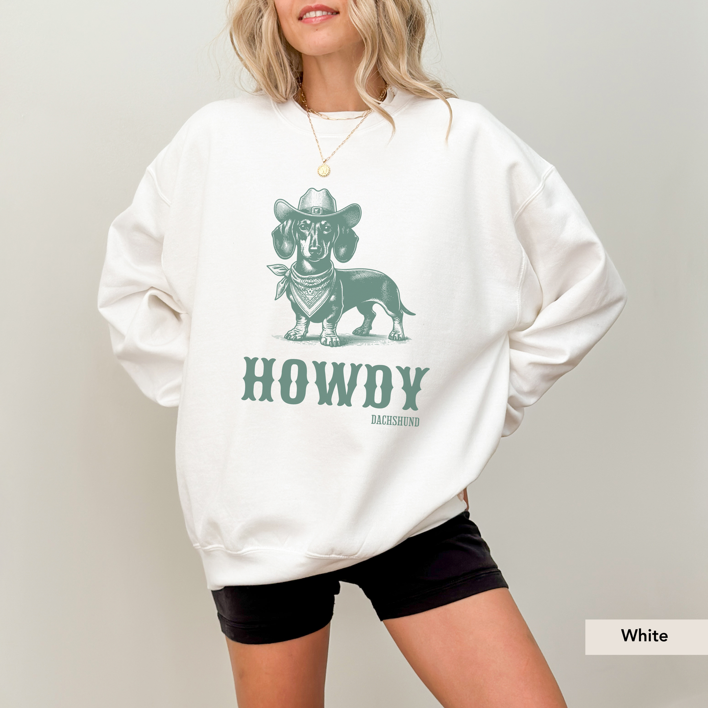 Howdy Dachshund Sweatshirt