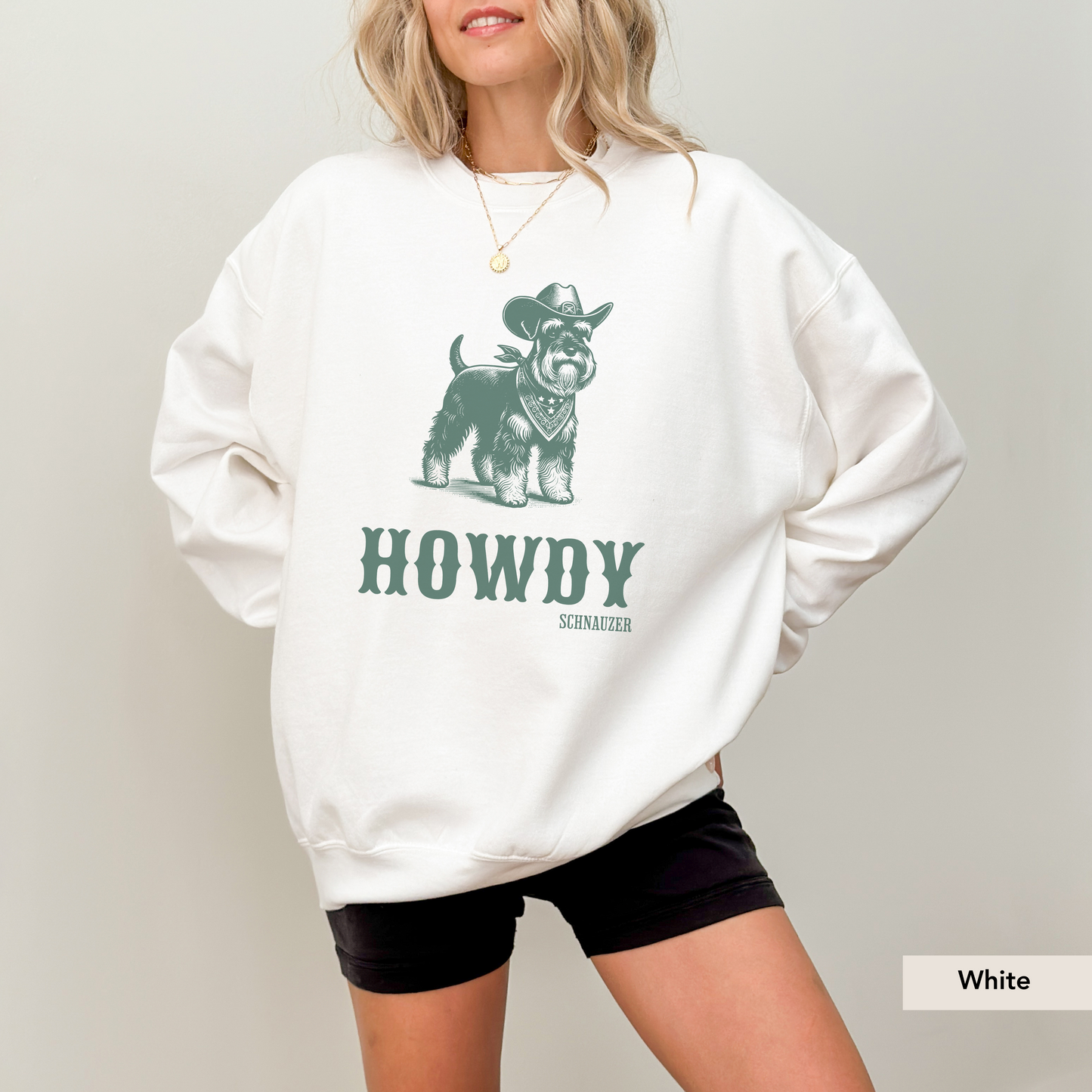 Howdy Schnauzer Sweatshirt