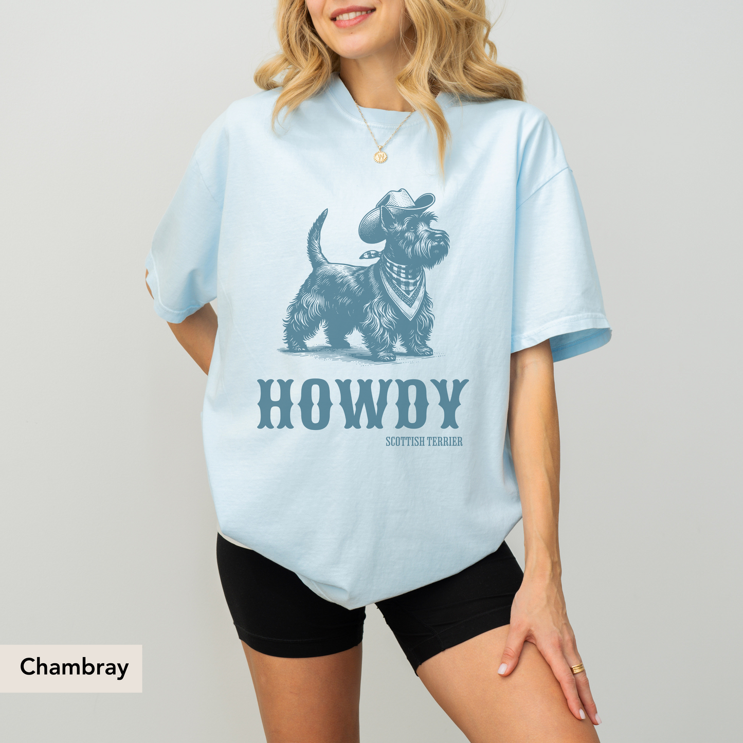 Howdy Scottish Terrier Shirt