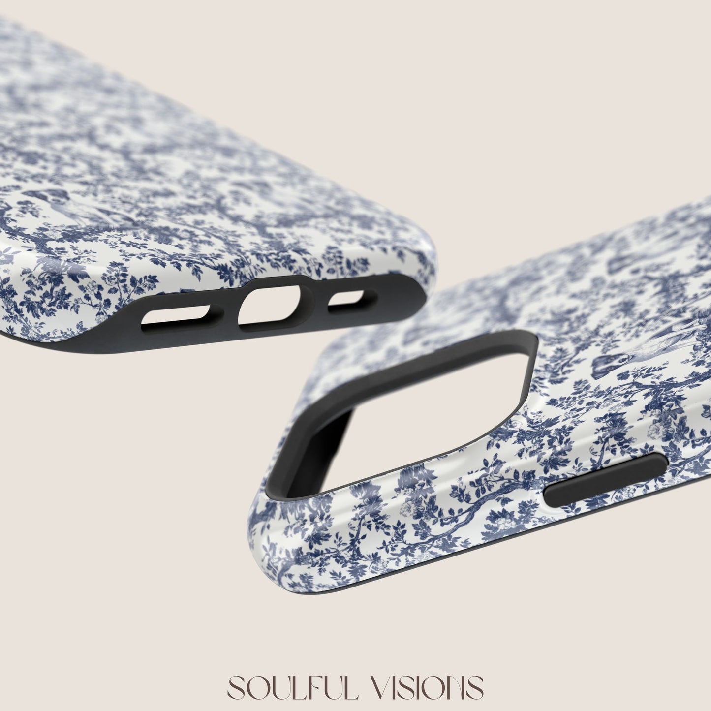Jack Russell Toile De Jouy Magnetic Phone Case