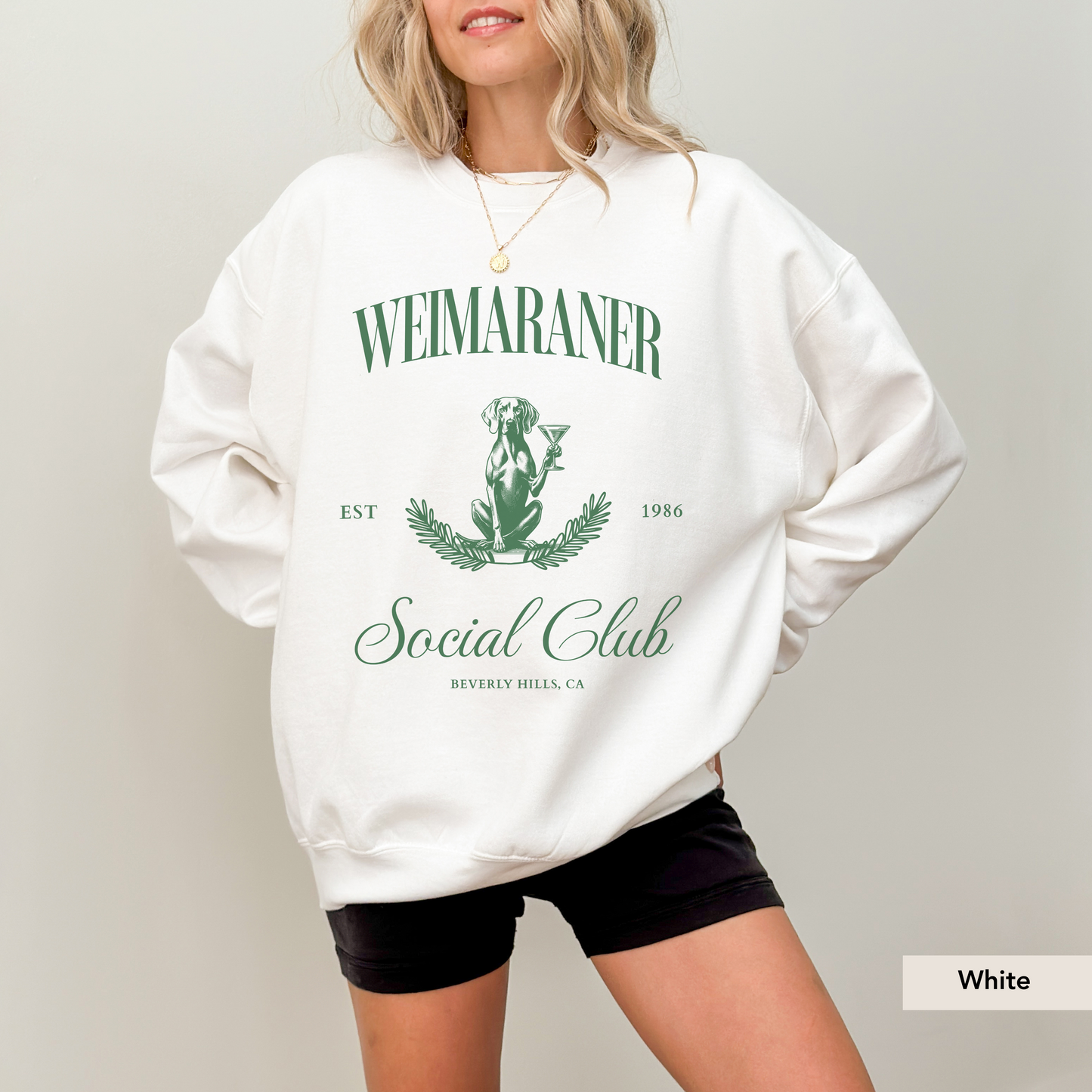 Weimaraner Social Club Sweatshirt