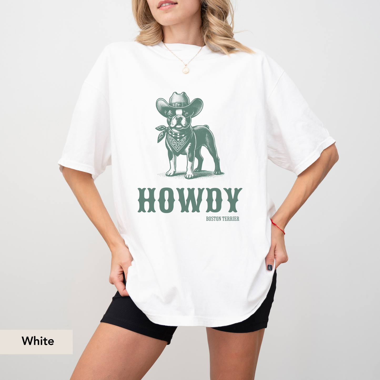 Howdy Boston Terrier Shirt