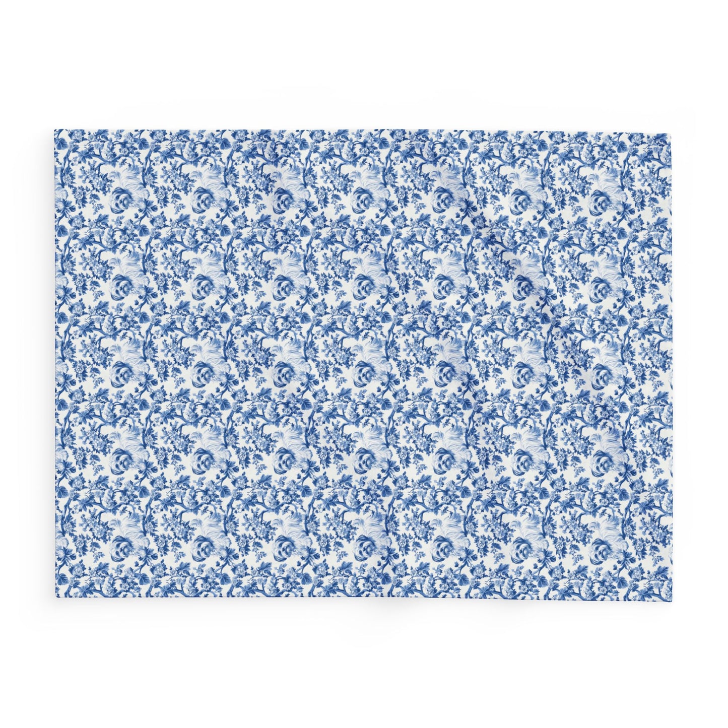 Maltese French Toile De Jouy Blanket