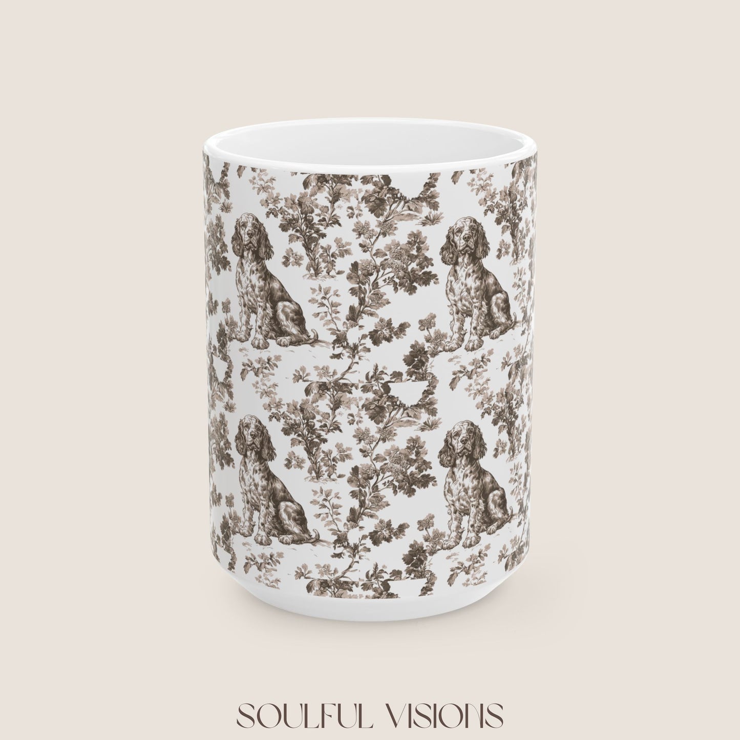 Boykin Spaniel Toile De Jouy Mug