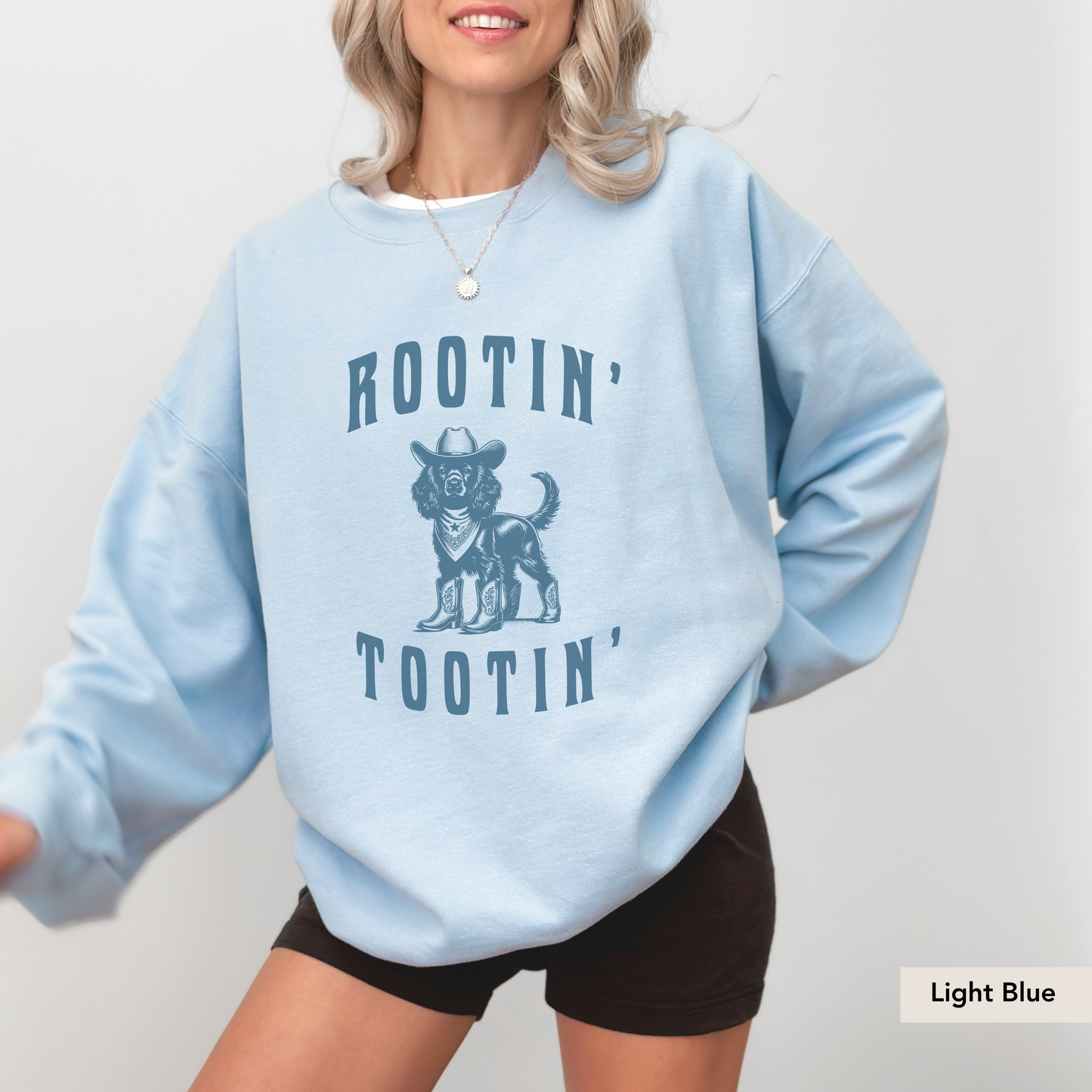 Rootin Tootin Boykin Spaniel Sweatshirt