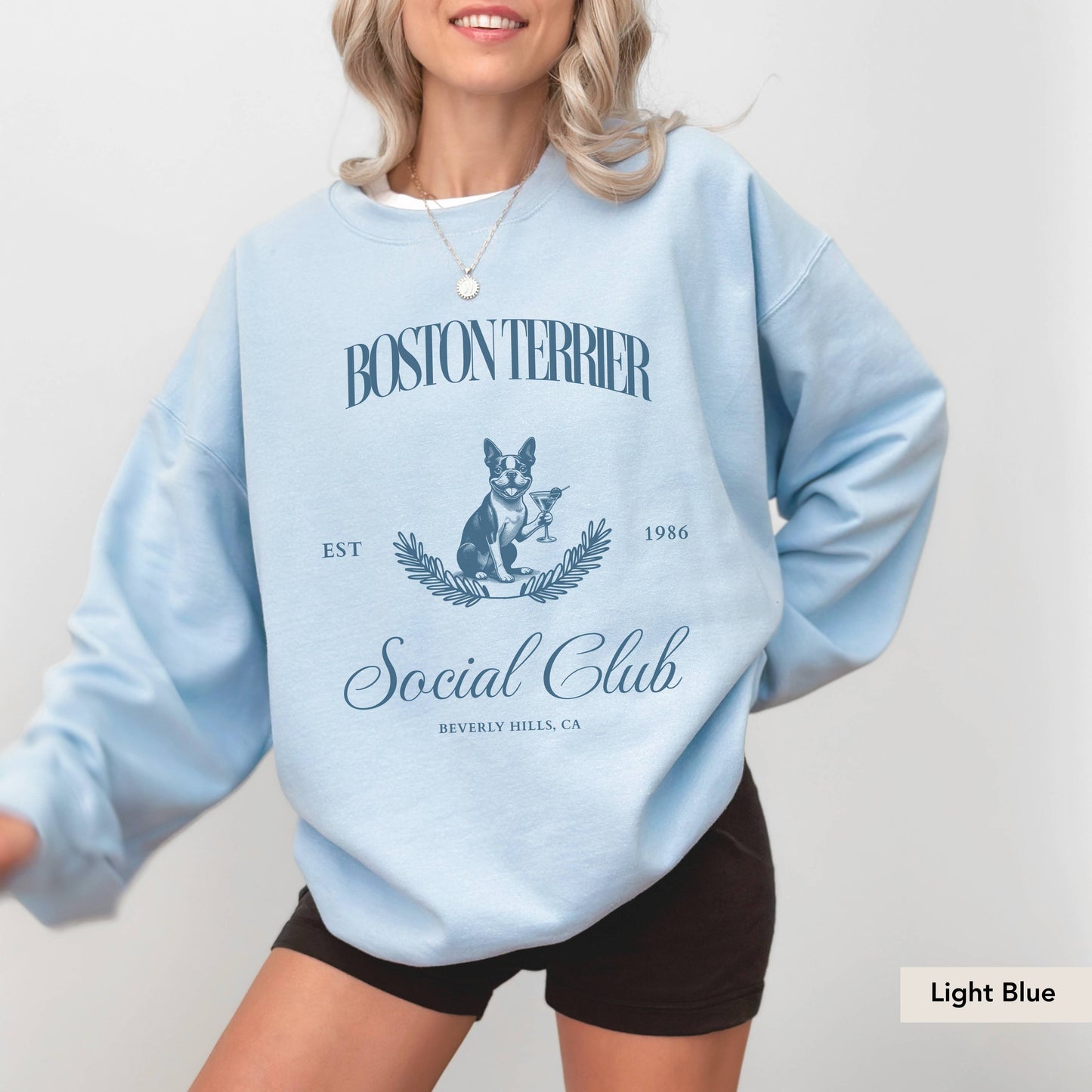 Boston Terrier Social Club Sweatshirt