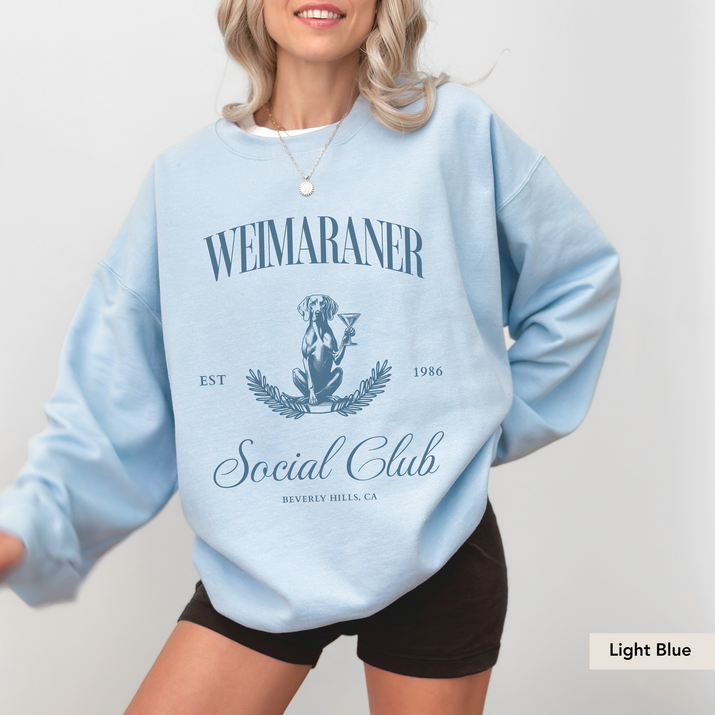 Weimaraner Social Club Sweatshirt