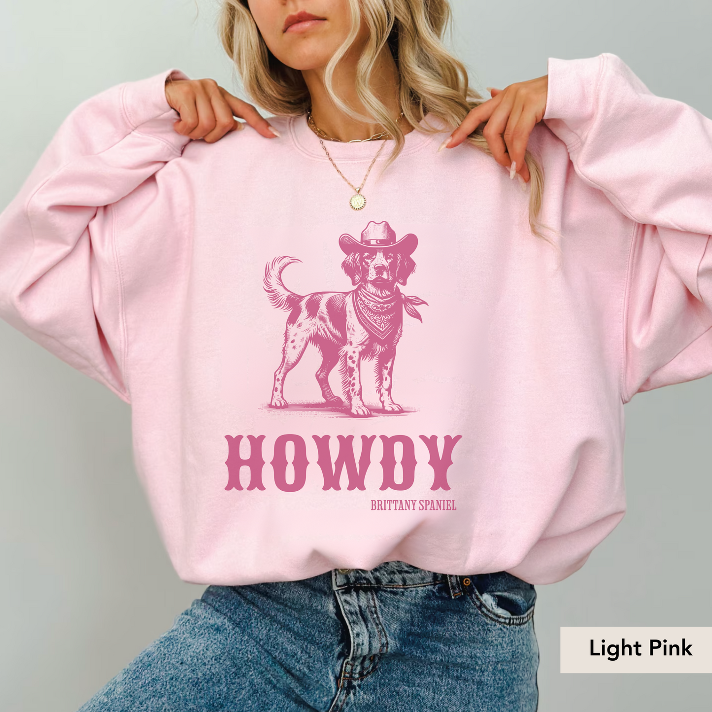 Howdy Brittany Spaniel Sweatshirt