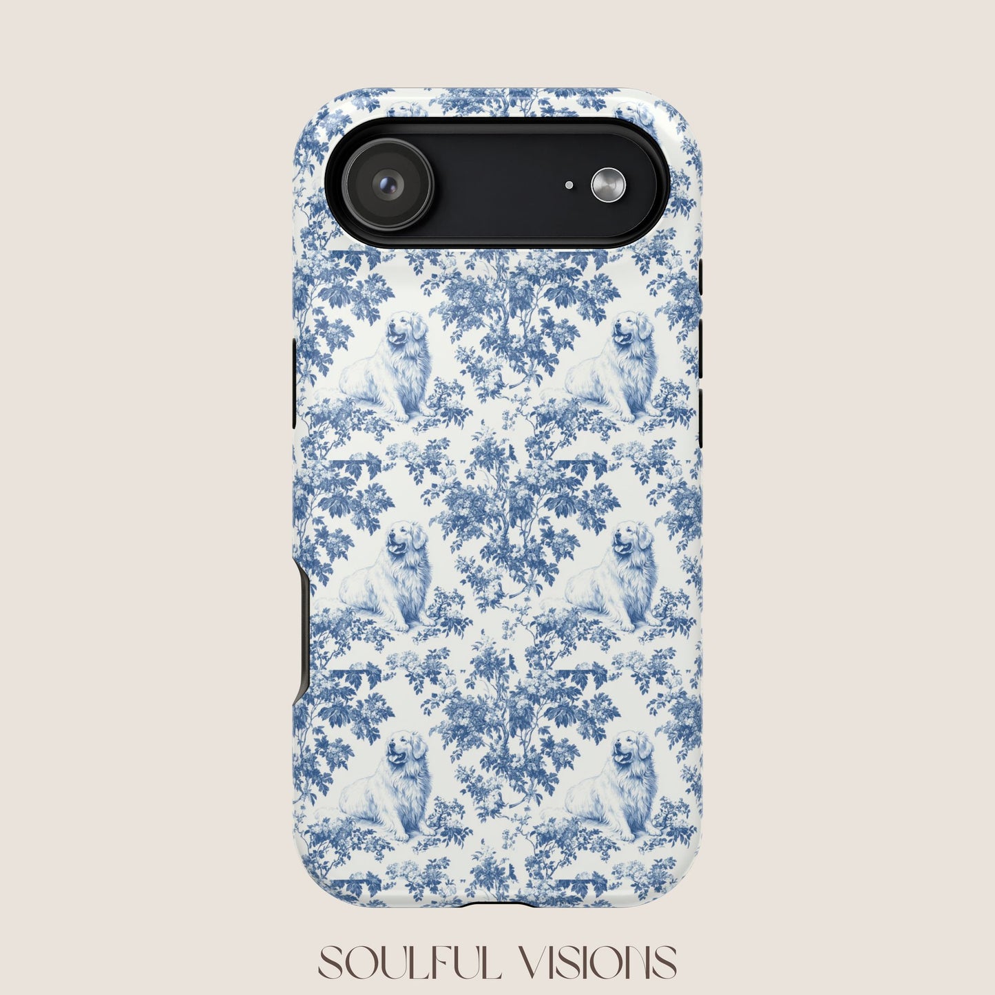 Great Pyrenees Toile De Jouy Magnetic Phone Case