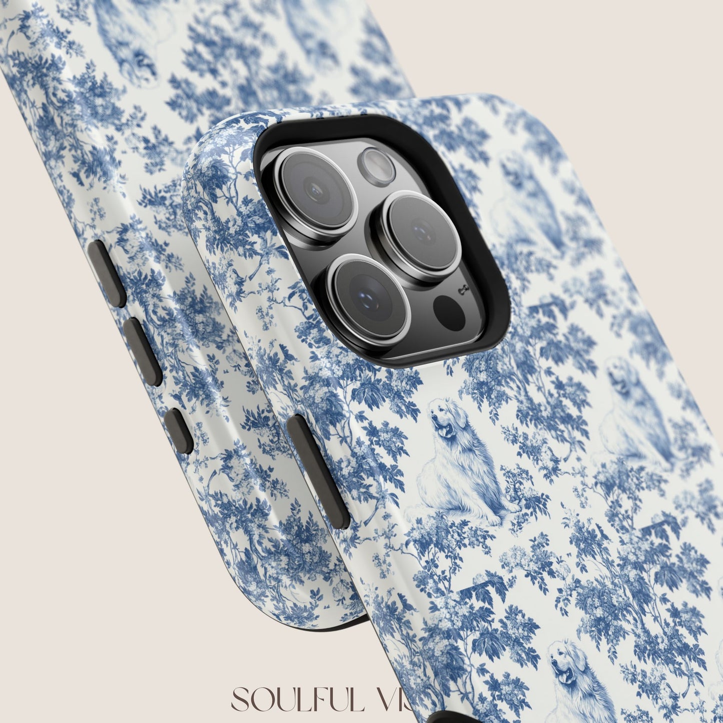 Great Pyrenees Toile De Jouy Magnetic Phone Case