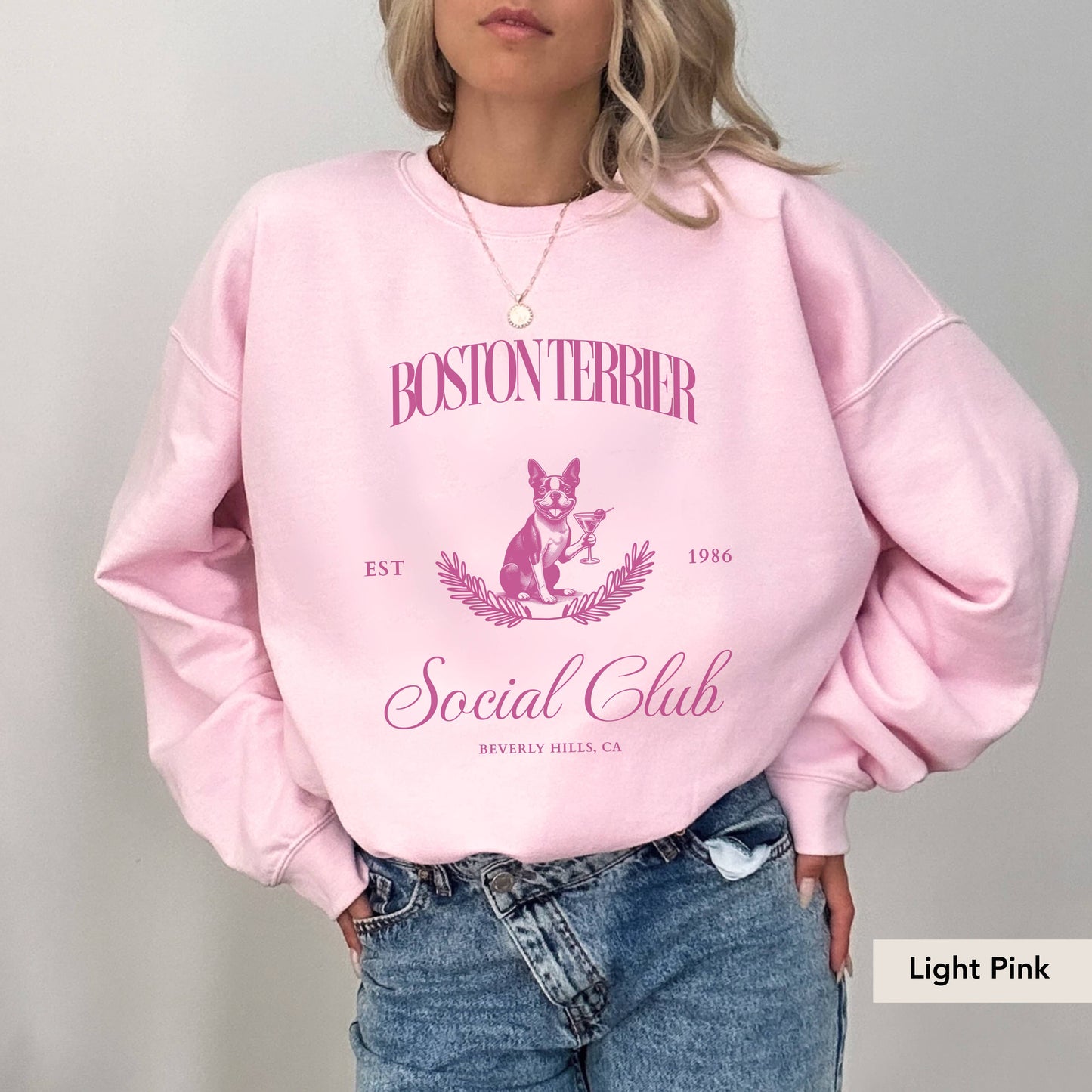 Boston Terrier Social Club Sweatshirt