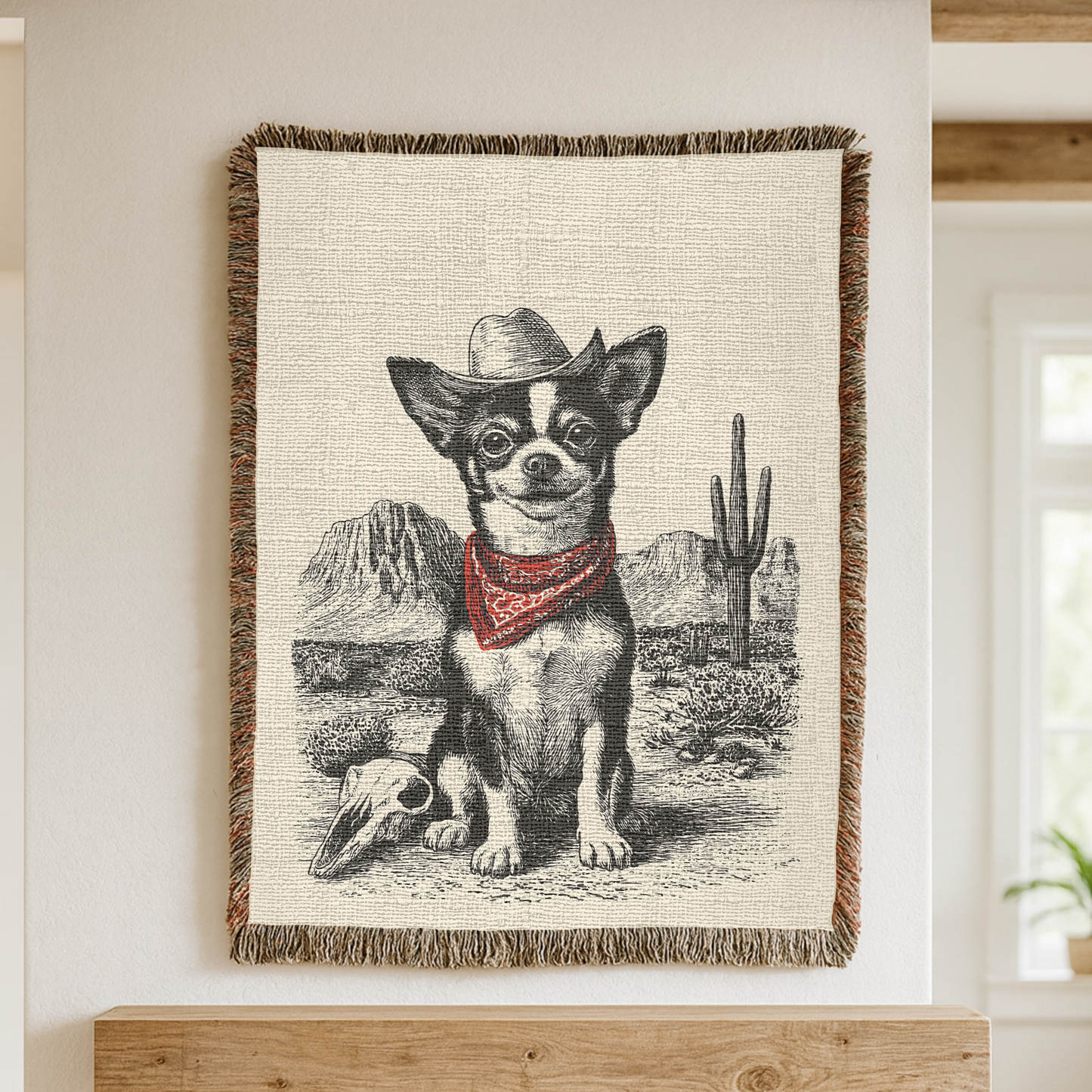 Chihuahua Woven Blanket