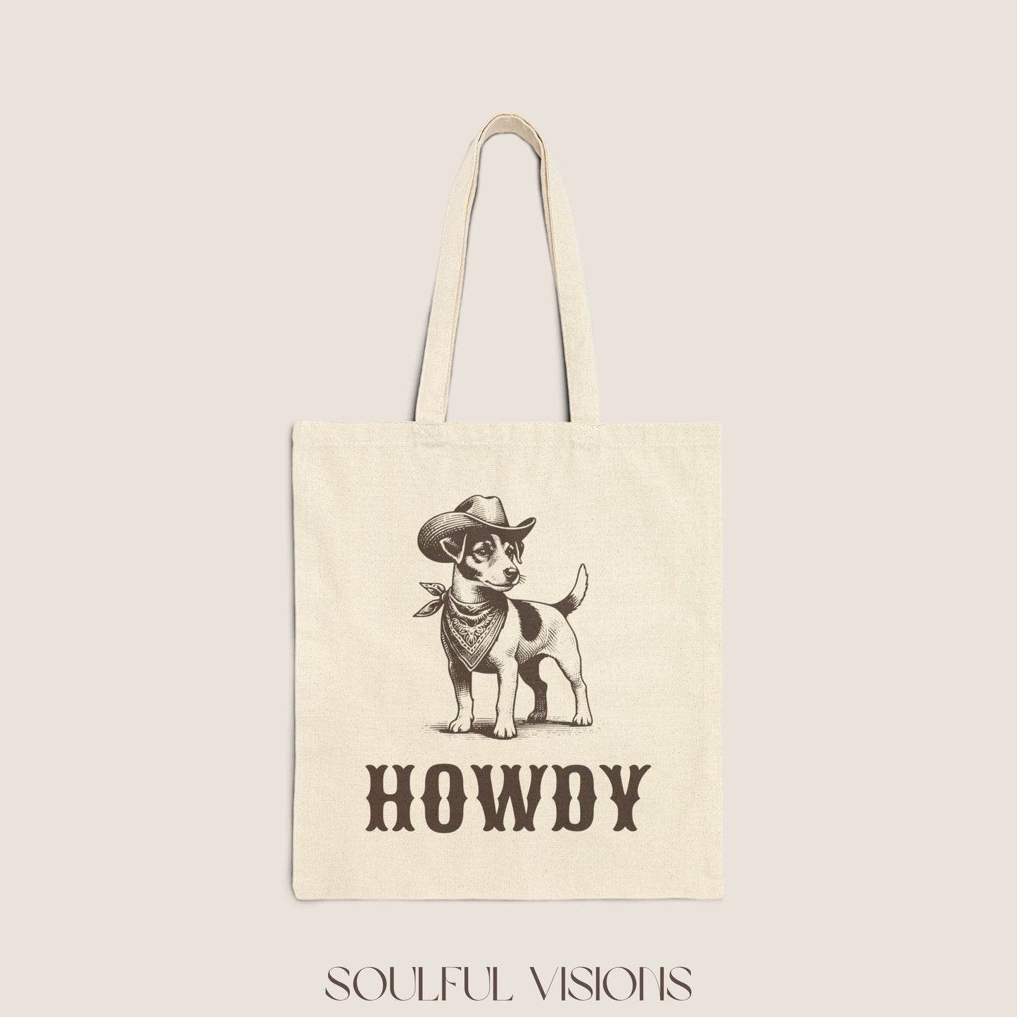 Howdy Jack Russell Tote Bag