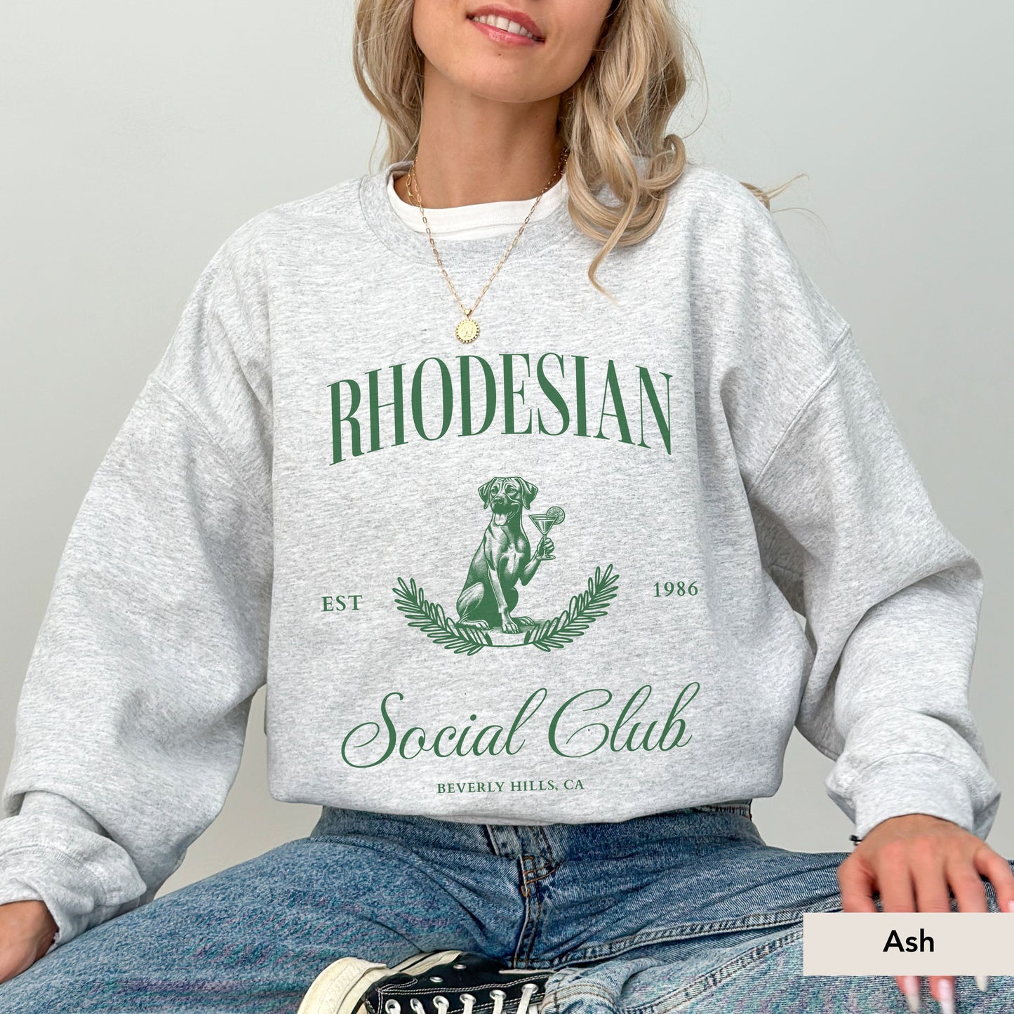 Rhodesian Ridgeback Social Club Sweatshirt