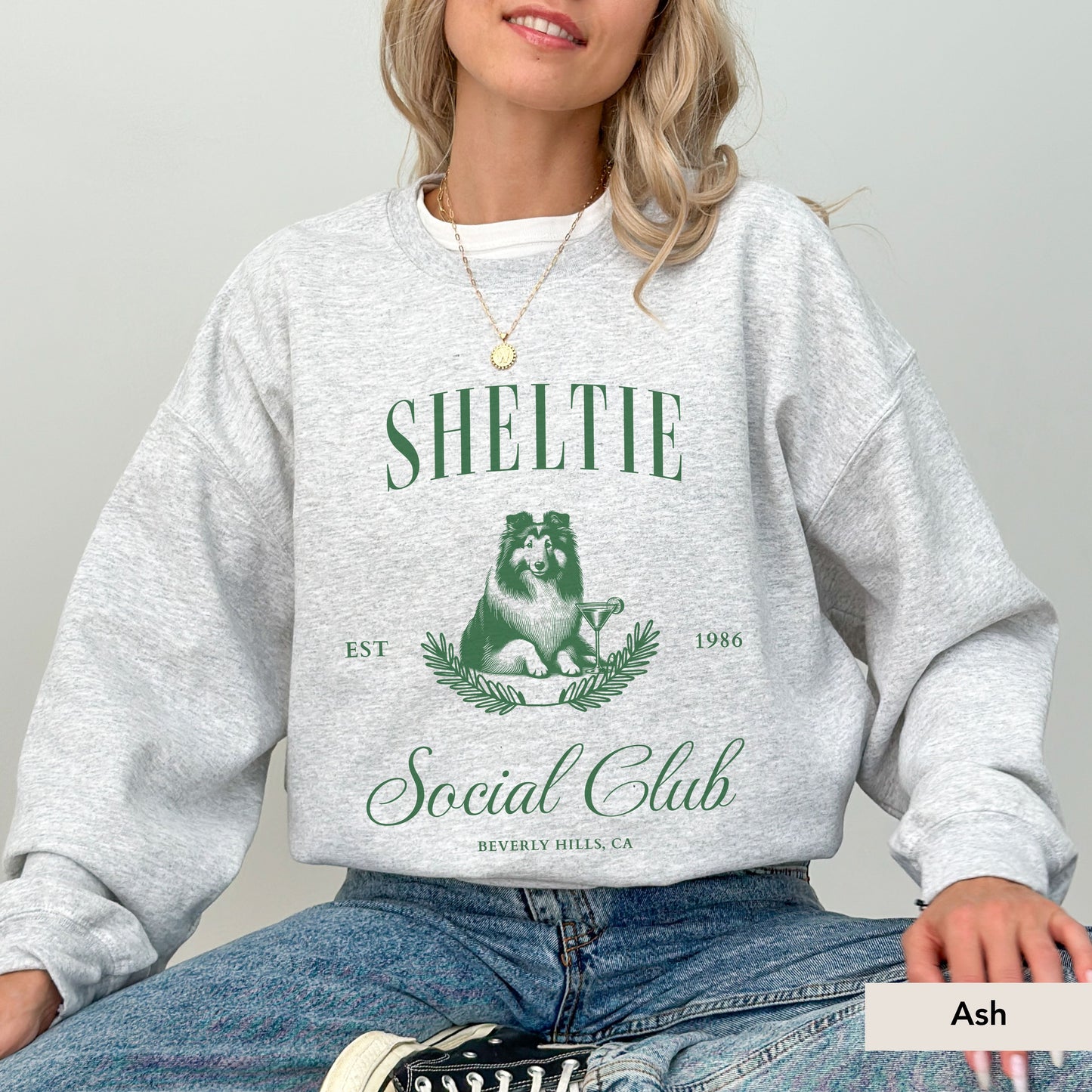 Shetland Sheepdog Social Club Sweatshirt