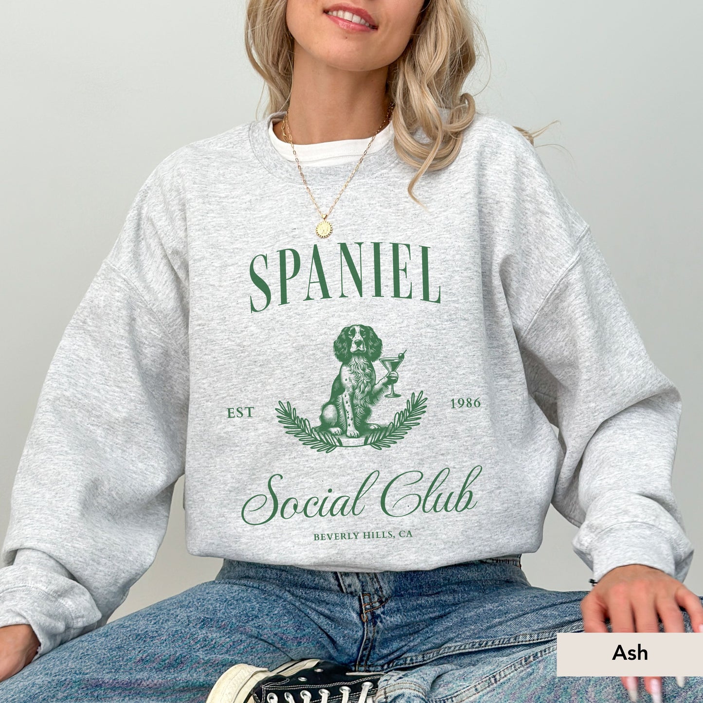English Springer Spaniel Social Club Sweatshirt