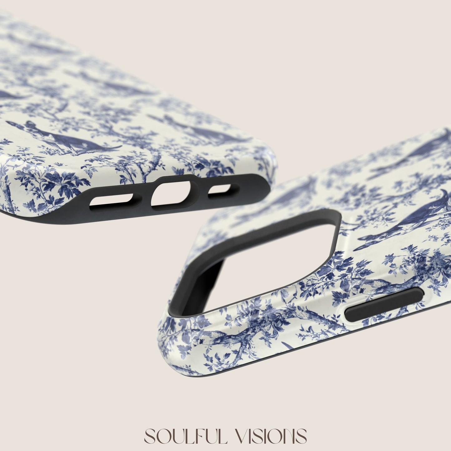 Basenji Toile De Jouy Magnetic Phone Case