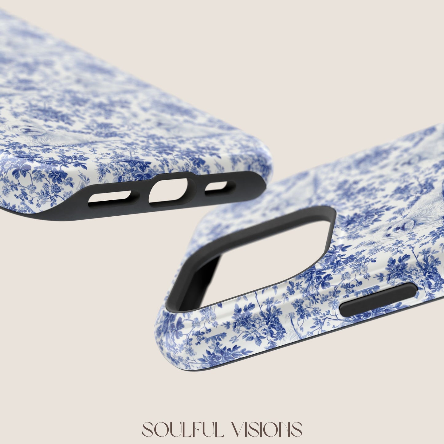 Westie Toile De Jouy Magnetic Phone Case