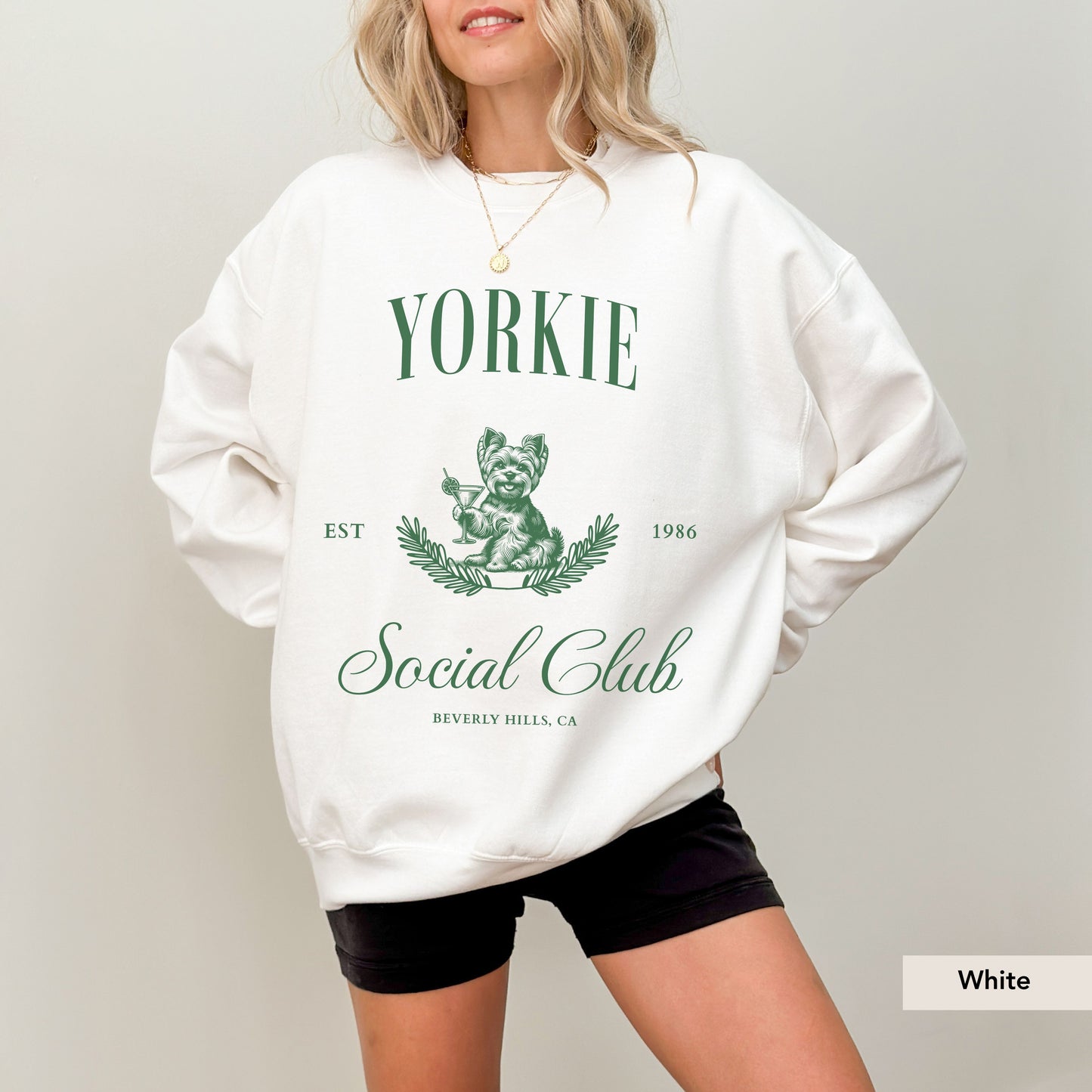 Yorkshire Terrier Social Club Sweatshirt