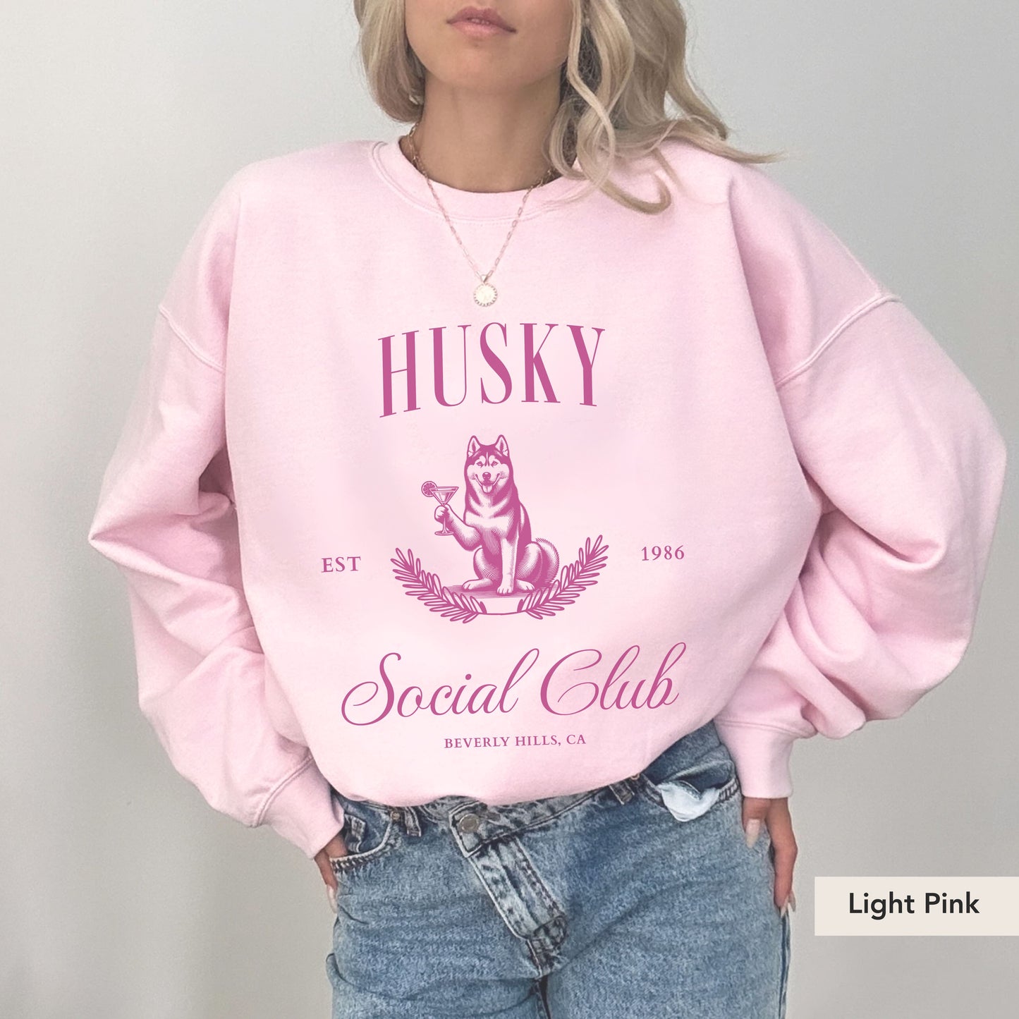 Siberian Husky Social Club Sweatshirt