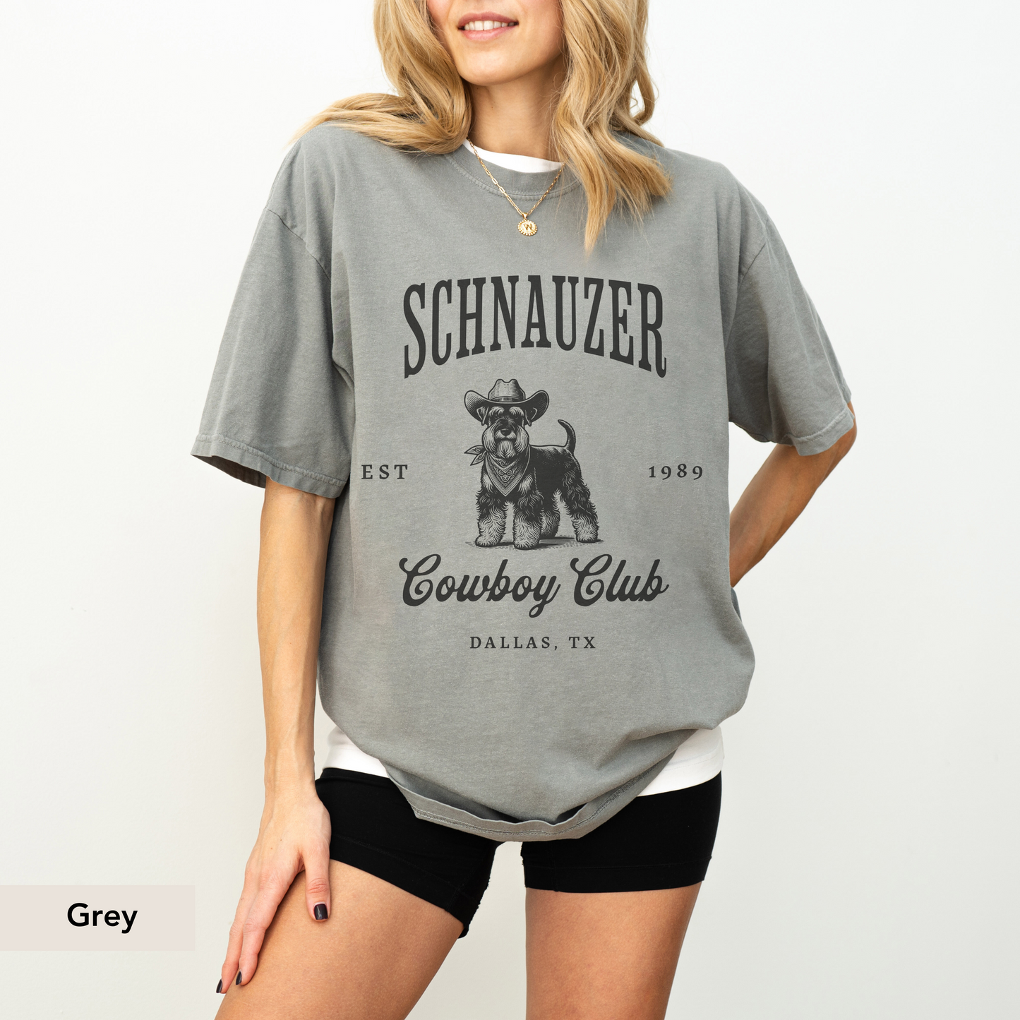 Schnauzer Cowboy Club Shirt