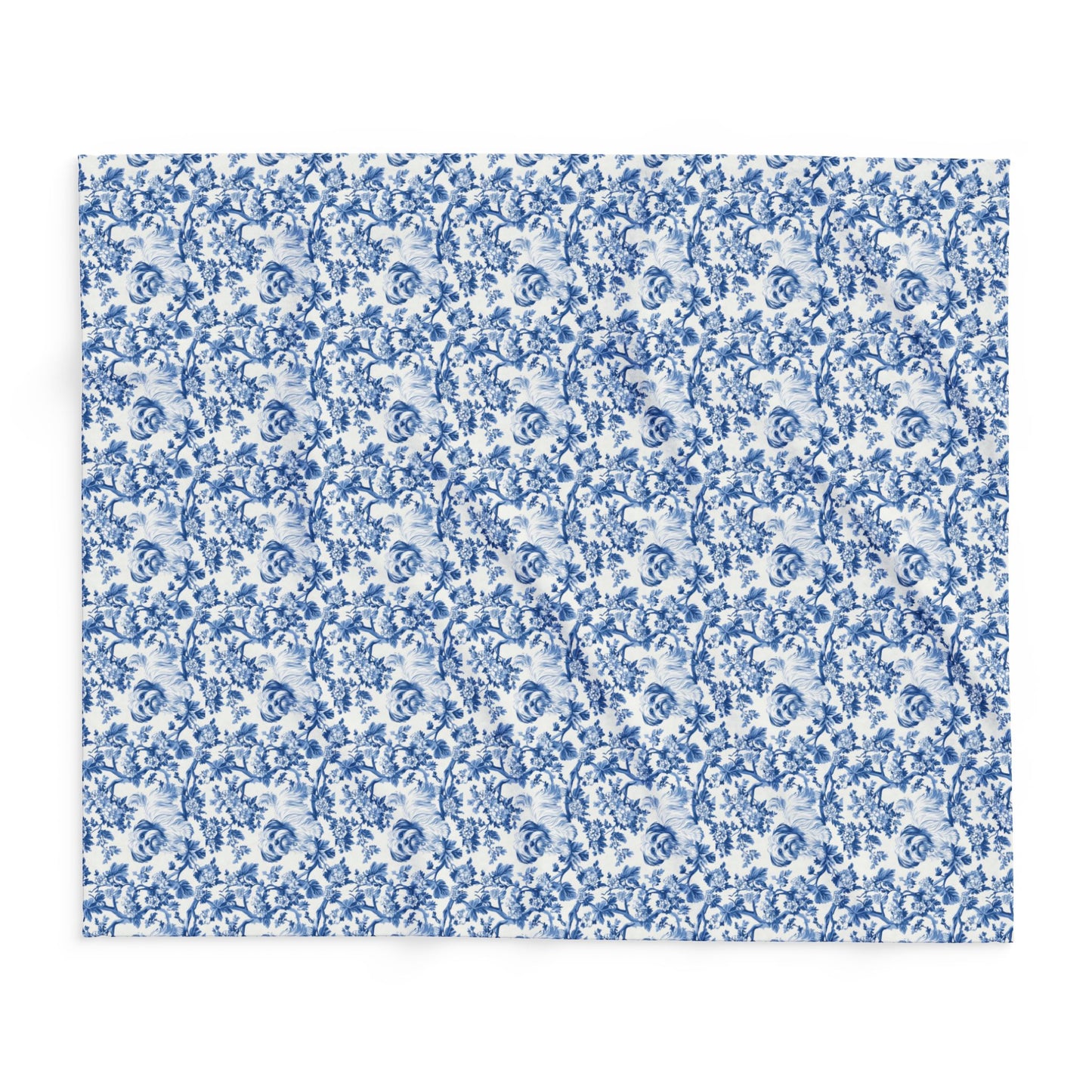 Maltese French Toile De Jouy Blanket