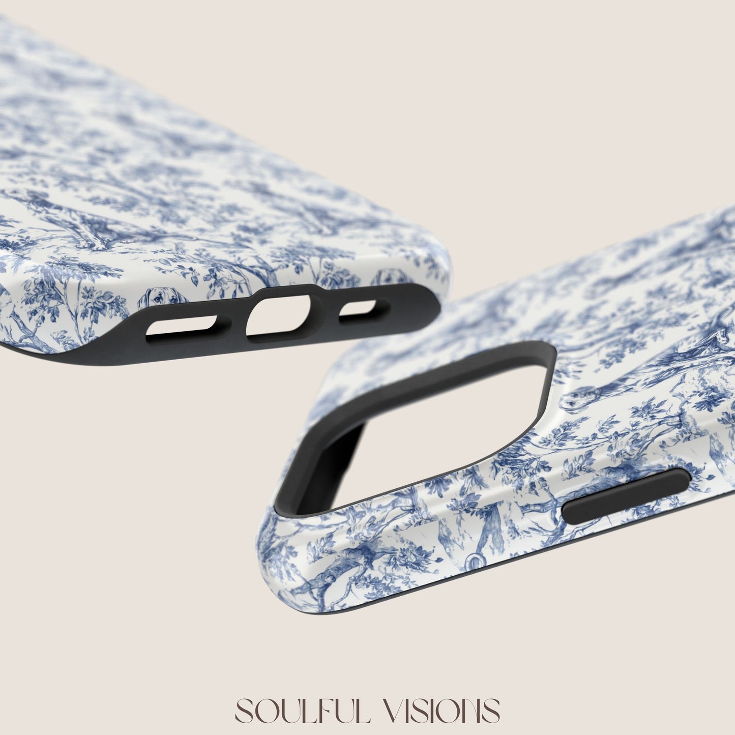 Rhodesian Ridgeback Toile De Jouy Magnetic Phone Case