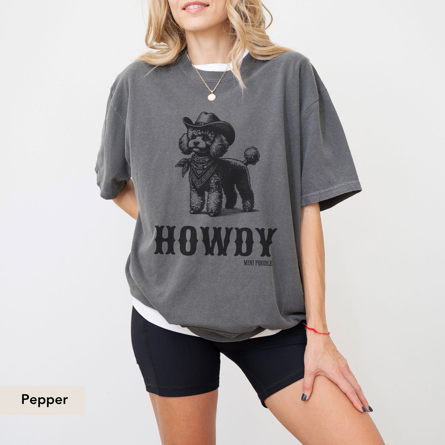 Howdy Mini Poodle Shirt
