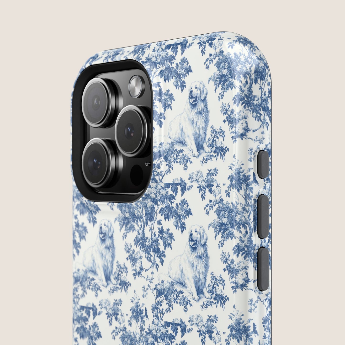 Great Pyrenees Toile De Jouy Magnetic Phone Case