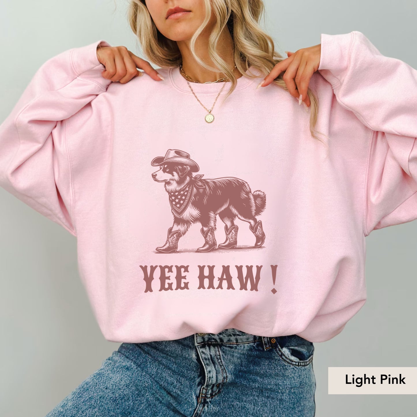 Australian Shepherd Yeehaw Sweatshirt