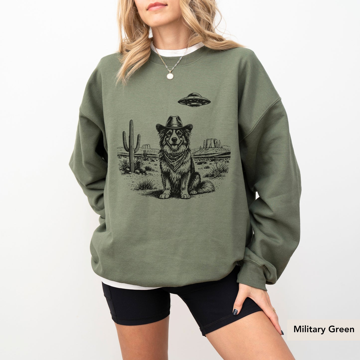 Australian Shepherd UFO Sweatshirt