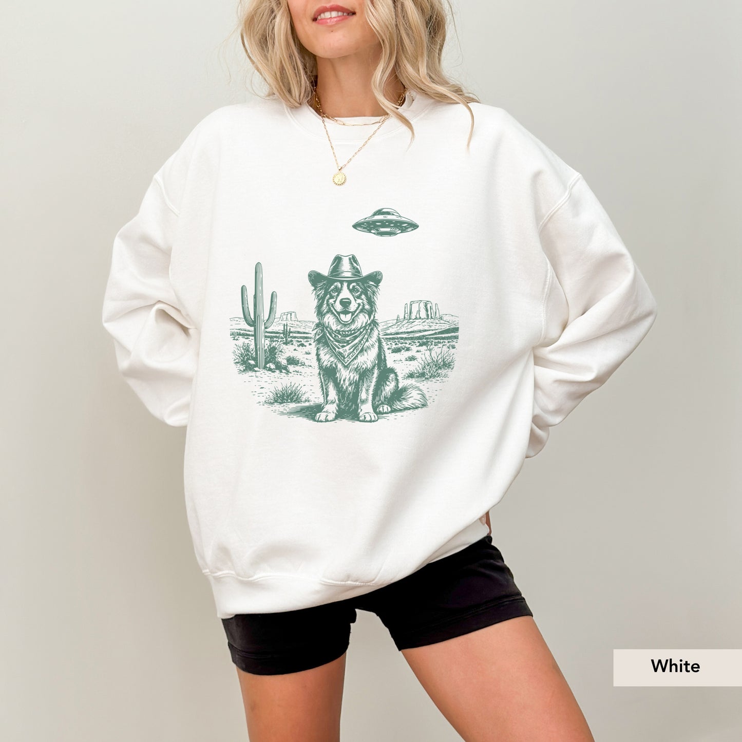 Australian Shepherd UFO Sweatshirt
