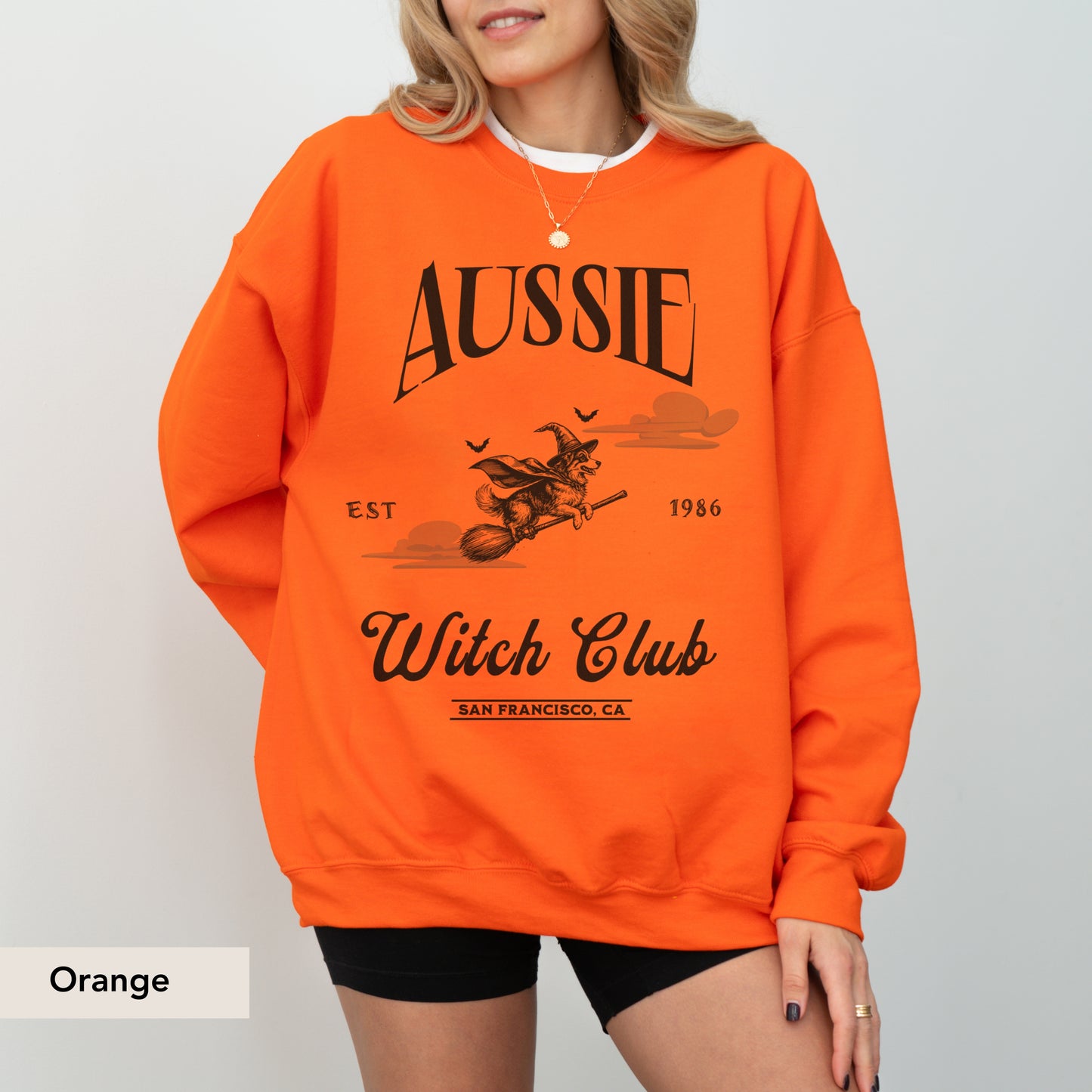 Australian Shepherd Witch Club Sweatshirt