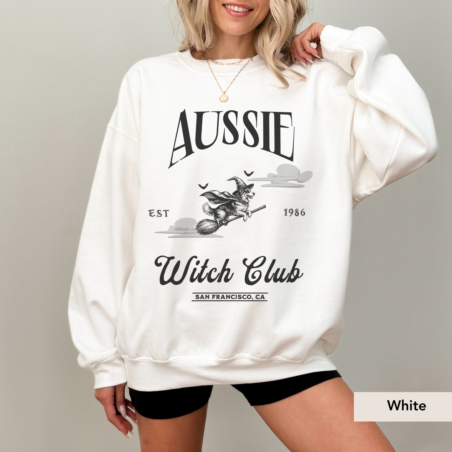 Australian Shepherd Witch Club Sweatshirt