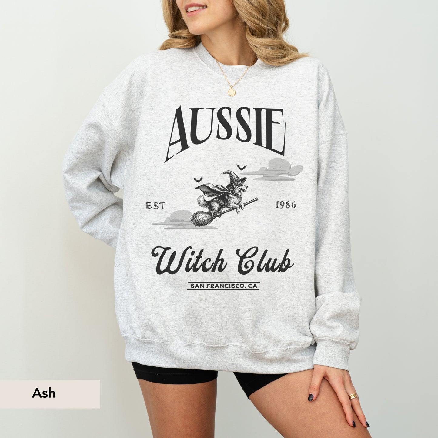 Australian Shepherd Witch Club Sweatshirt
