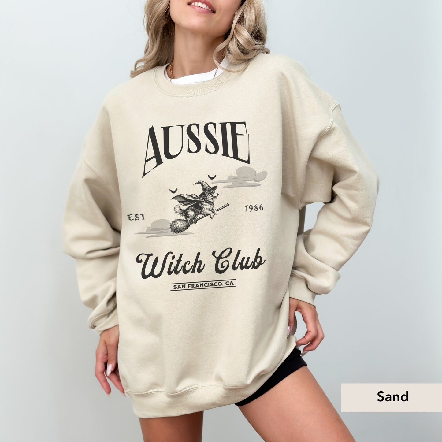 Australian Shepherd Witch Club Sweatshirt