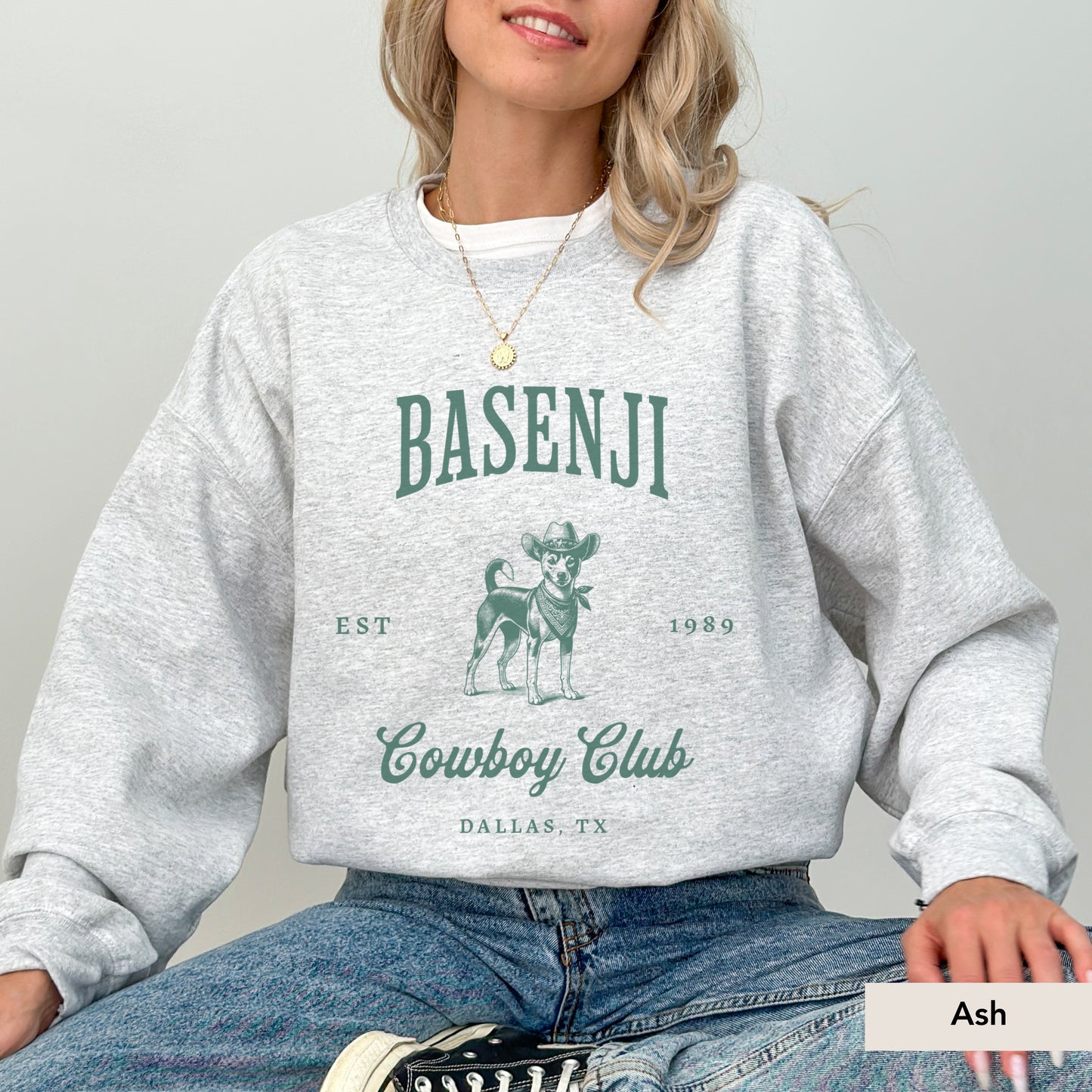 Basenji Cowboy Club Sweatshirt