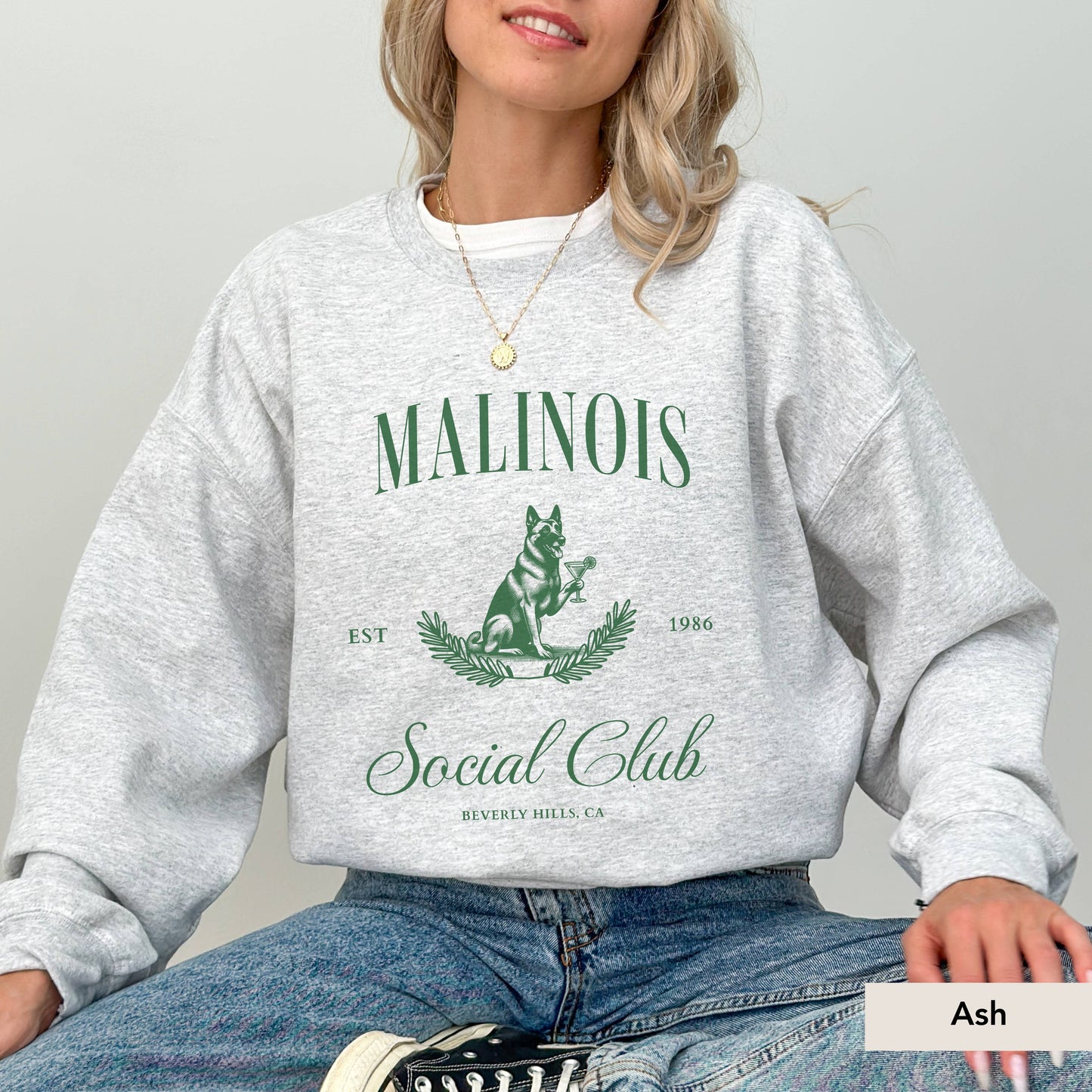 Belgian Malinois Social Club Sweatshirt