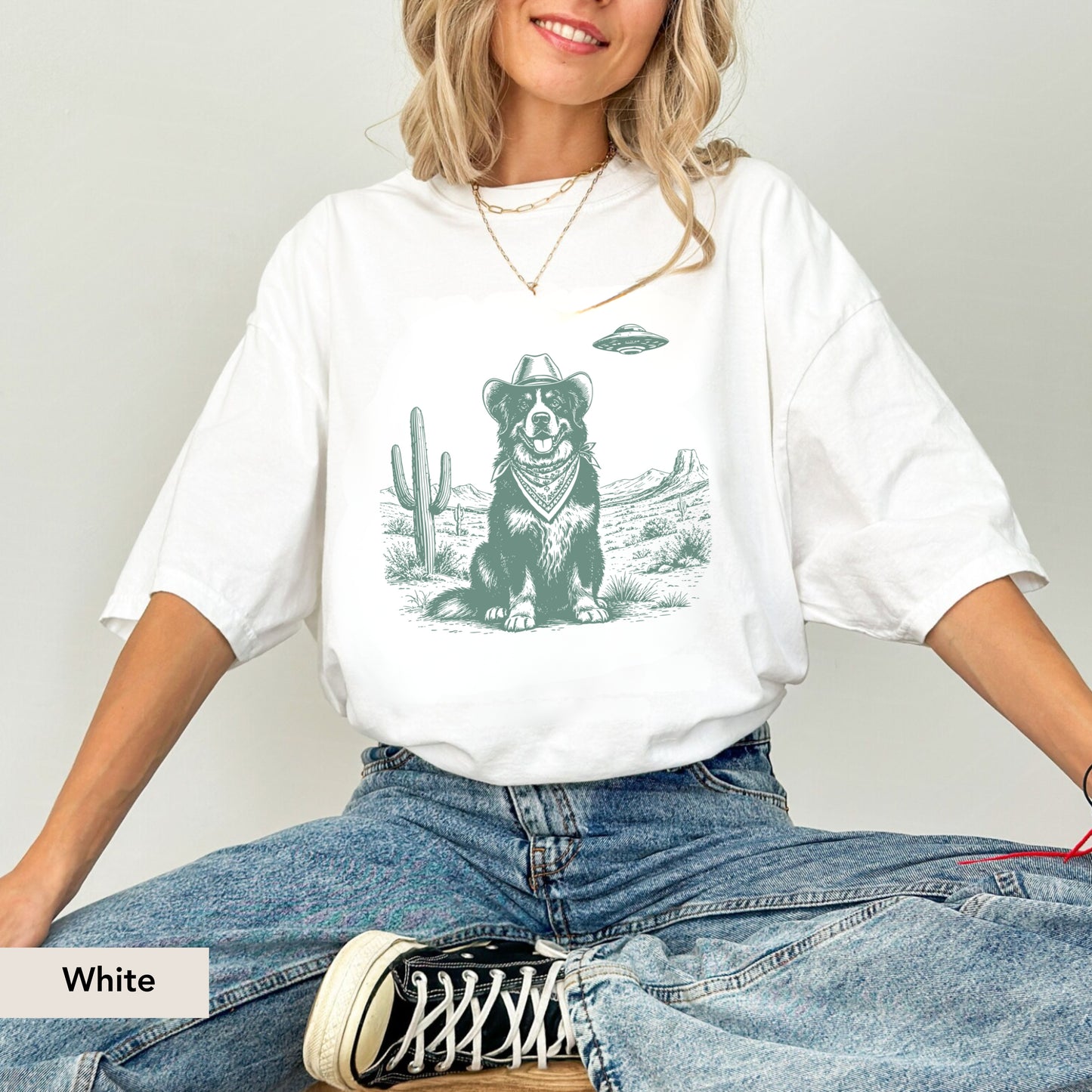 Bernese Mountain UFO shirt