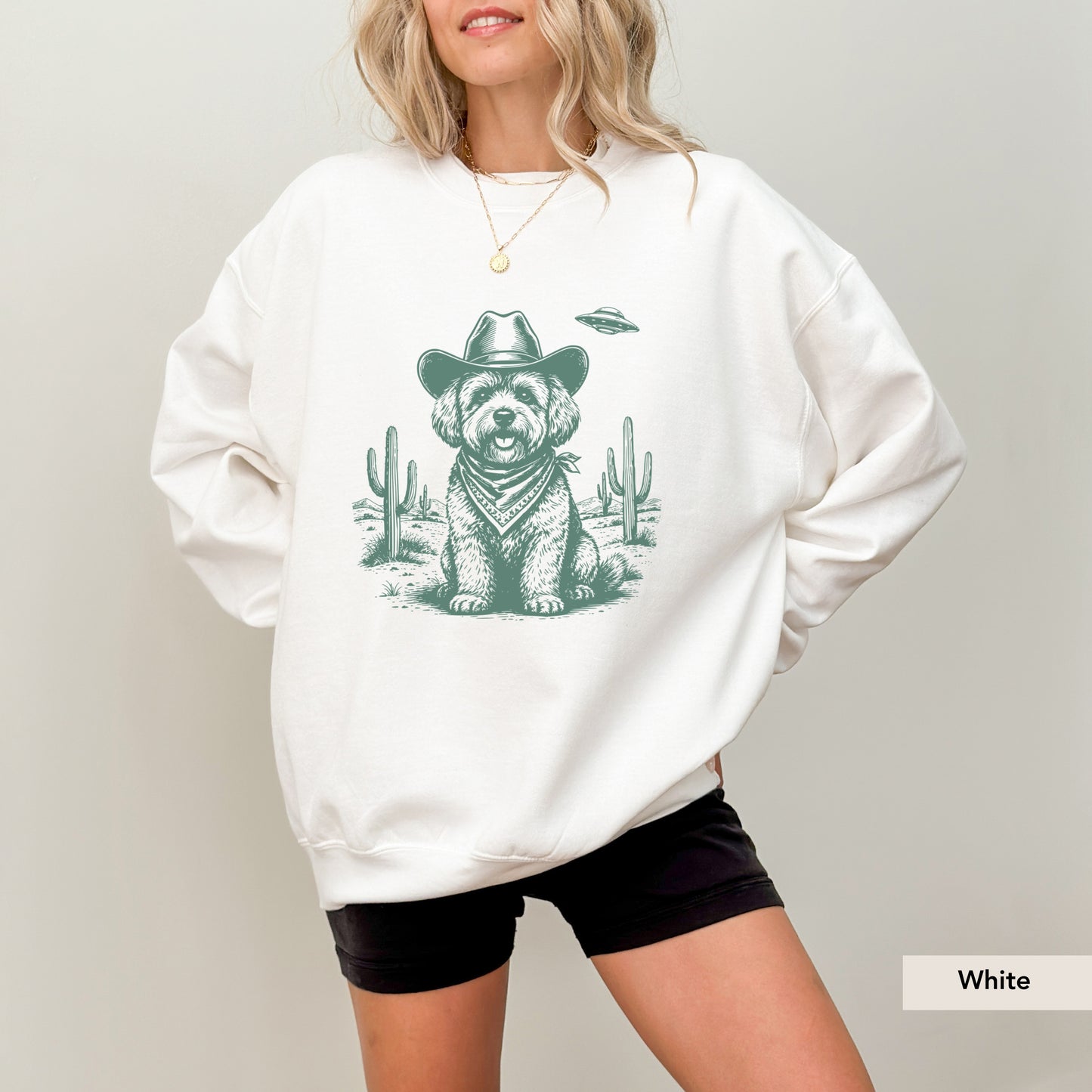 Bichon Frise UFO Sweatshirt