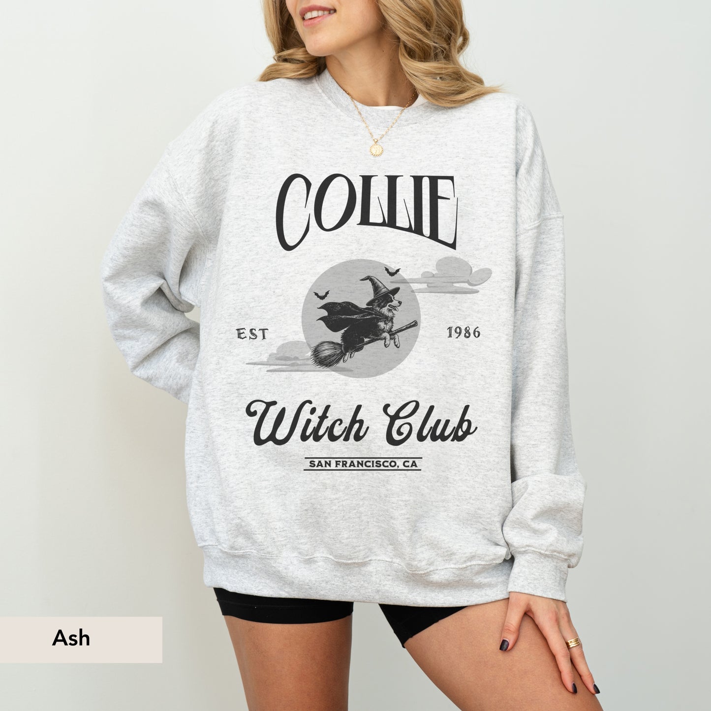 Border Collie Witch Club Sweatshirt