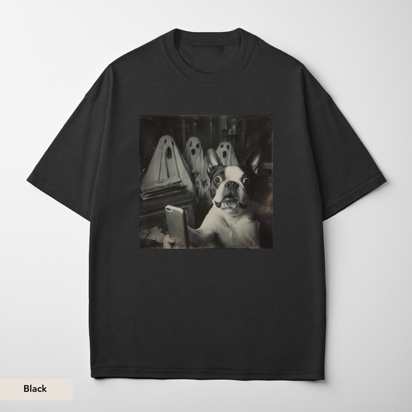 Boston Terrier Ghost Shirt