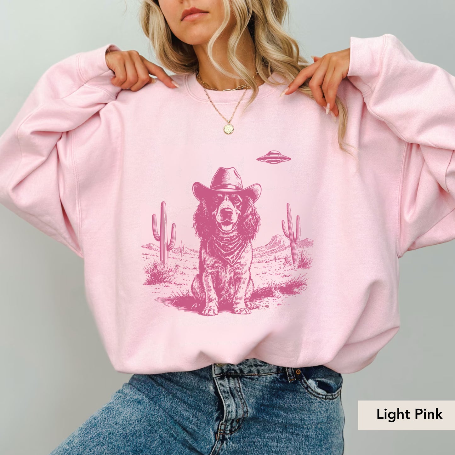 Brittany Spaniel UFO Sweatshirt