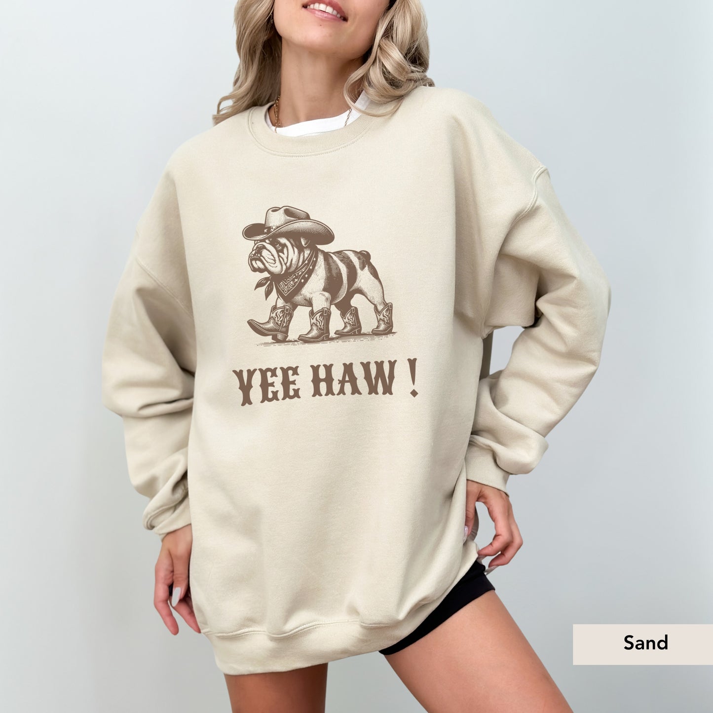 Bulldog Yeehaw Sweatshirt