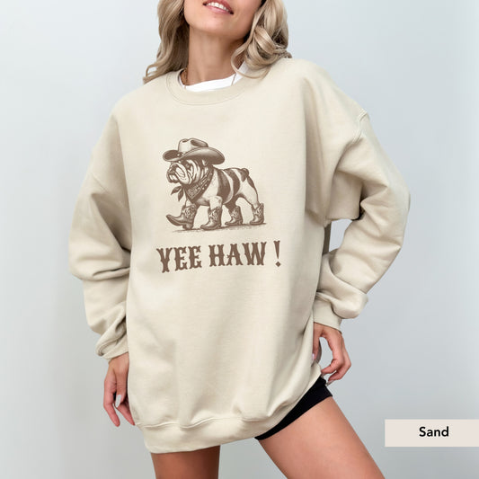 Bulldog Yeehaw Sweatshirt