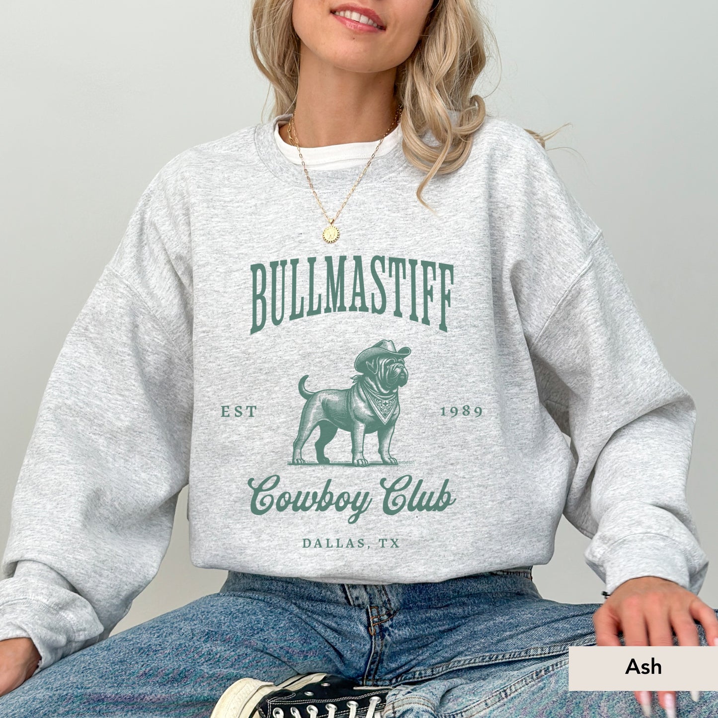 Bullmastiff Cowboy Club Sweatshirt