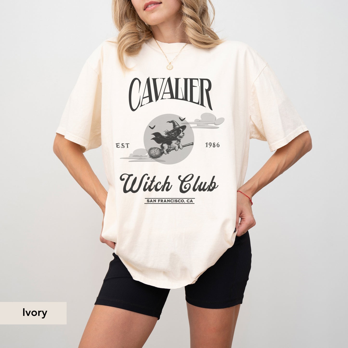 Cavalier King Charles Spaniel Witch Club Shirt