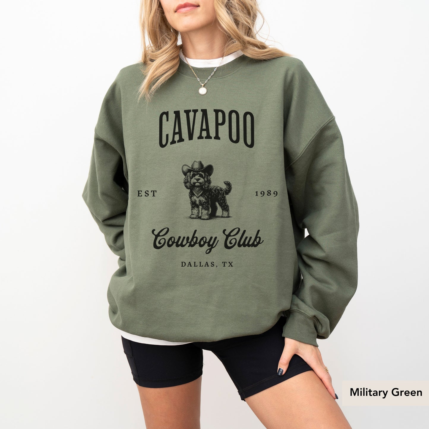 Cavapoo Cowboy Club Sweatshirt