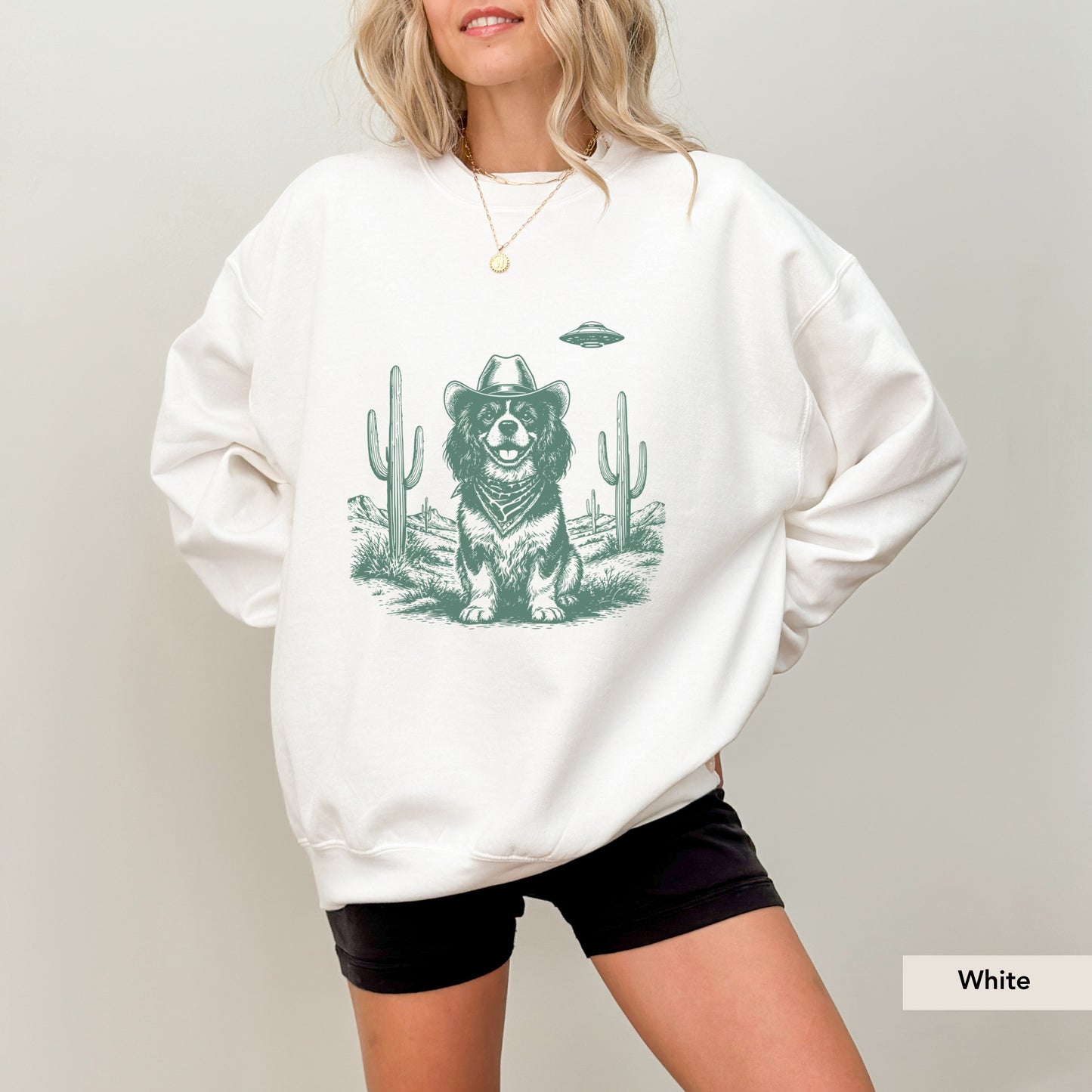 Cavalier King Charles Spaniel UFO Sweatshirt